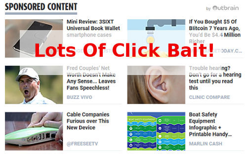 Click bait related images